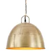 Image de vidaXL Lampe suspendue industrielle vintage 25 W Laiton Rond 31 cm E27