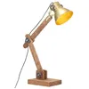 Image de vidaXL Lampe de bureau industrielle Laiton Rond 58x18x90 cm E27