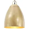 Image de vidaXL Lampe suspendue industrielle 25 W Laiton Rond 32 cm E27