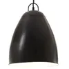Image de vidaXL Lampe suspendue industrielle 25 W Noir Rond 32 cm E27