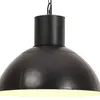 Image de vidaXL Lampe suspendue 25 W Noir Rond 48 cm E27