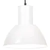 Image de vidaXL Lampe suspendue 25 W Blanc Rond 28,5 cm E27