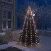 Image de Vidaxl Guirlande Lumineuse Filet D'arbre De Noël 250 Led 250 Cm
