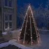 Image de vidaXL Guirlande lumineuse filet d'arbre de Noël 400 LED 400 cm