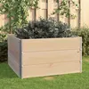 Image de vidaXL Jardinières surélevées 3 pcs 100x100 cm Bois de pin solide