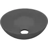 Image de Vidaxl Lavabo De Salle De Bain CÃ©ramique Gris Clair Rond