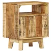 Image de vidaXL Table de chevet 40x30x50 cm Bois de manguier brut