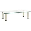Image de 322763 vidaXL TV Stand Transparent 60x35x17 cm Tempered Glass322763
