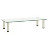 Image de vidaXL Meuble TV Transparent 80x35x17 cm Verre trempé322766