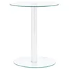 Image de Table basse Transparent 40 cm Verre trempÃ© - vidaXL