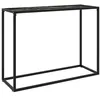 Image de vidaXL Table console Noir 100x35x75 cm Verre trempé322814