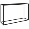 Image de vidaXL Table console Noir 120x35x75 cm Verre trempé322816