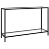 Image de vidaXL Table console Transparent 120x35x75 cm Verre trempÃ©