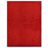 Image de vidaXL Paillasson lavable Rouge 90x120 cm323424
