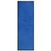 Image de vidaXL Paillasson lavable Bleu 60x180 cm323441