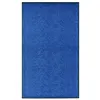 Image de vidaXL Paillasson lavable Bleu 90x150 cm323443