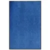 Image de vidaXL Paillasson lavable Bleu 120x180 cm