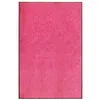 Image de vidaXL Paillasson lavable Rose 120x180 cm