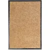 Image de vidaXL Paillasson lavable Crème 40x60 cm