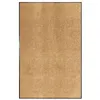 Image de vidaXL Paillasson lavable Crème 120x180 cm