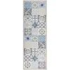 Image de vidaXL vidaXL Tapis de sol de cuisine lavable Mosaïque 45x150 cm