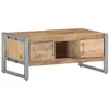 Image de vidaXL Table basse 95x50x40 cm Bois de manguier brut323489