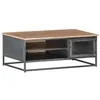 Image de vidaXL Table basse Gris 90x50x35 cm Bois d'acacia massif323500