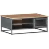Image de vidaXL Vidaxl Table Basse Gris 90x50x35 Cm Bois D'acacia Massif