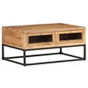 Image de vidaXL Table basse 90x60x40 cm Bois d'acacia massif 323506