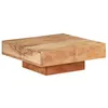 Image de vidaXL Table basse 80x80x28 cm Bois d'acacia massif323593