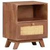Image de vidaXL Table de chevet 40x30x50 cm Bois de manguier massif323597