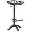 Image de vidaXL Tabouret de bar Noir Fonte321044