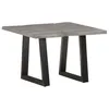 Image de vidaXL Table basse avec bord naturel 60x60x40 cm Bois d'acacia massif
