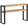 Image de vidaXL Table console 120x30x75 cm Bois de manguier brut321099
