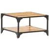 Image de vidaXL Table basse 60x60x35 cm Bois de manguier massif321794