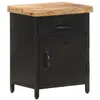 Image de vidaXL Table de chevet 40x30x52 cm Bois de manguier brut320664