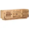 Image de vidaXL Meuble TV 120x30x40 cm Bois de manguier brut320460
