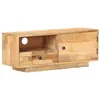 Image de vidaXL Meuble TV 90x30x35 cm Bois massif de manguier