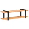 Image de vidaXL Meuble TV 130x40x40 cm Bois d'acacia solide