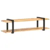 Image de vidaXL Meuble TV 160x40x40 cm Bois massif de manguier brut