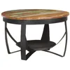 Image de vidaXL Table basse Ø68x43 cm Bois de récupération massif320796