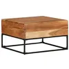 Image de vidaXL Table basse 68x68x41 cm Bois d'acacia solide