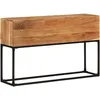 Image de vidaXL Vidaxl Table Console 120x30x75 Cm Bois D'acacia Massif