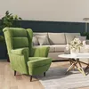 Image de vidaXL Fauteuil vert clair velours324062