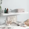 Image de vidaXL ÃtagÃ¨re murale flottante Blanc brillant 90x23,5x3,8 cm MDF