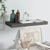 Image de vidaXL Étagère murale flottante Gris brillant 50x23x3,8 cm MDF