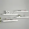 Image de vidaXL Étagères murales flottantes 4 pcs blanc 80x23,5x3,8 cm MDF