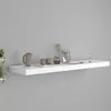 Image de vidaXL Étagère murale flottante blanc 90x23,5x3,8 cm MDF323817