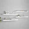 Image de vidaXL ÃtagÃ¨res murales flottantes 4 pcs blanc 90x23,5x3,8 cm MDF
