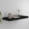 Image de vidaXL Étagère murale flottante Noir 60x23,5x3,8 cm MDF323832